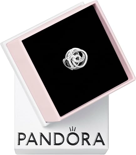 Amazon.com: PANDORA Sparkling Infinity Heart Dangle Charm Bracelet
